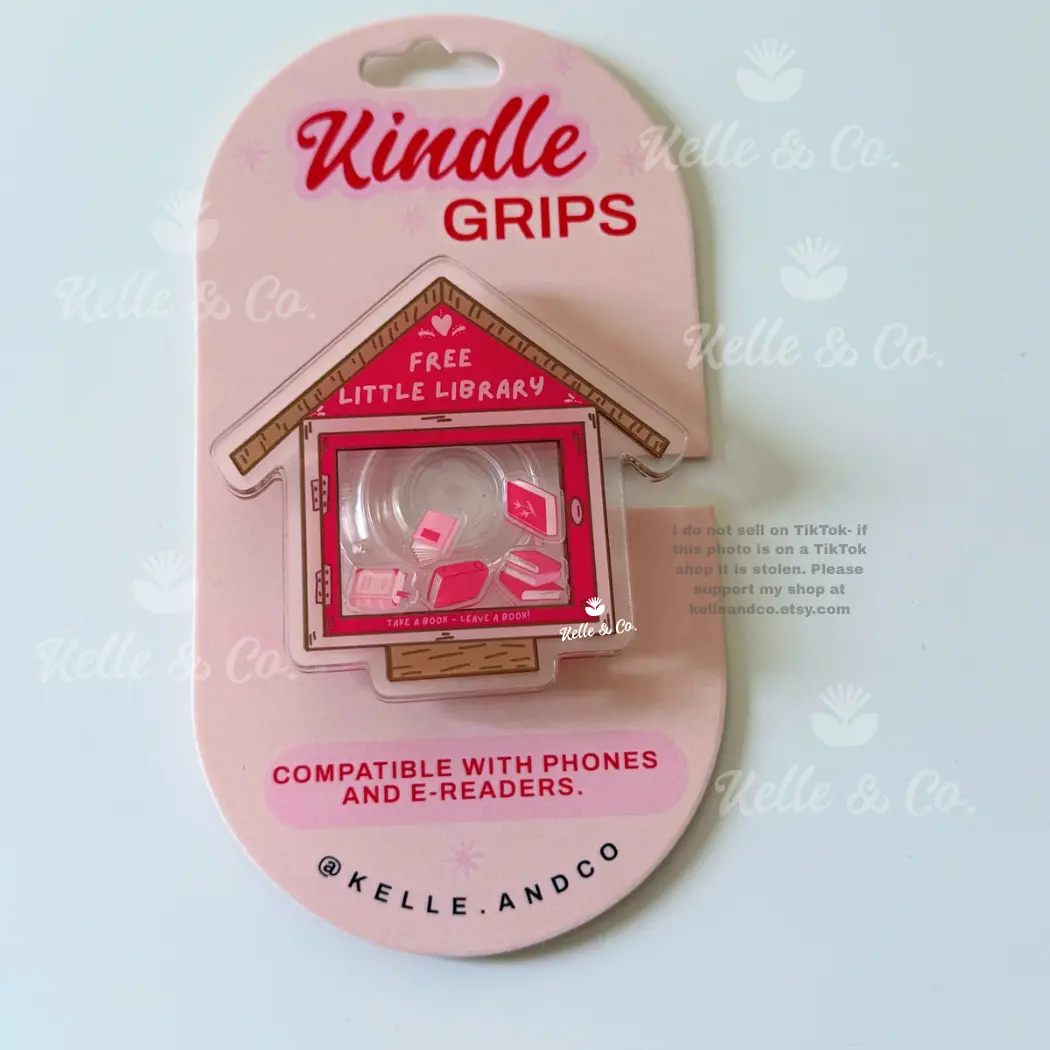 Little Library Shaker MagSafe Kindle Grip | Kindle case grip