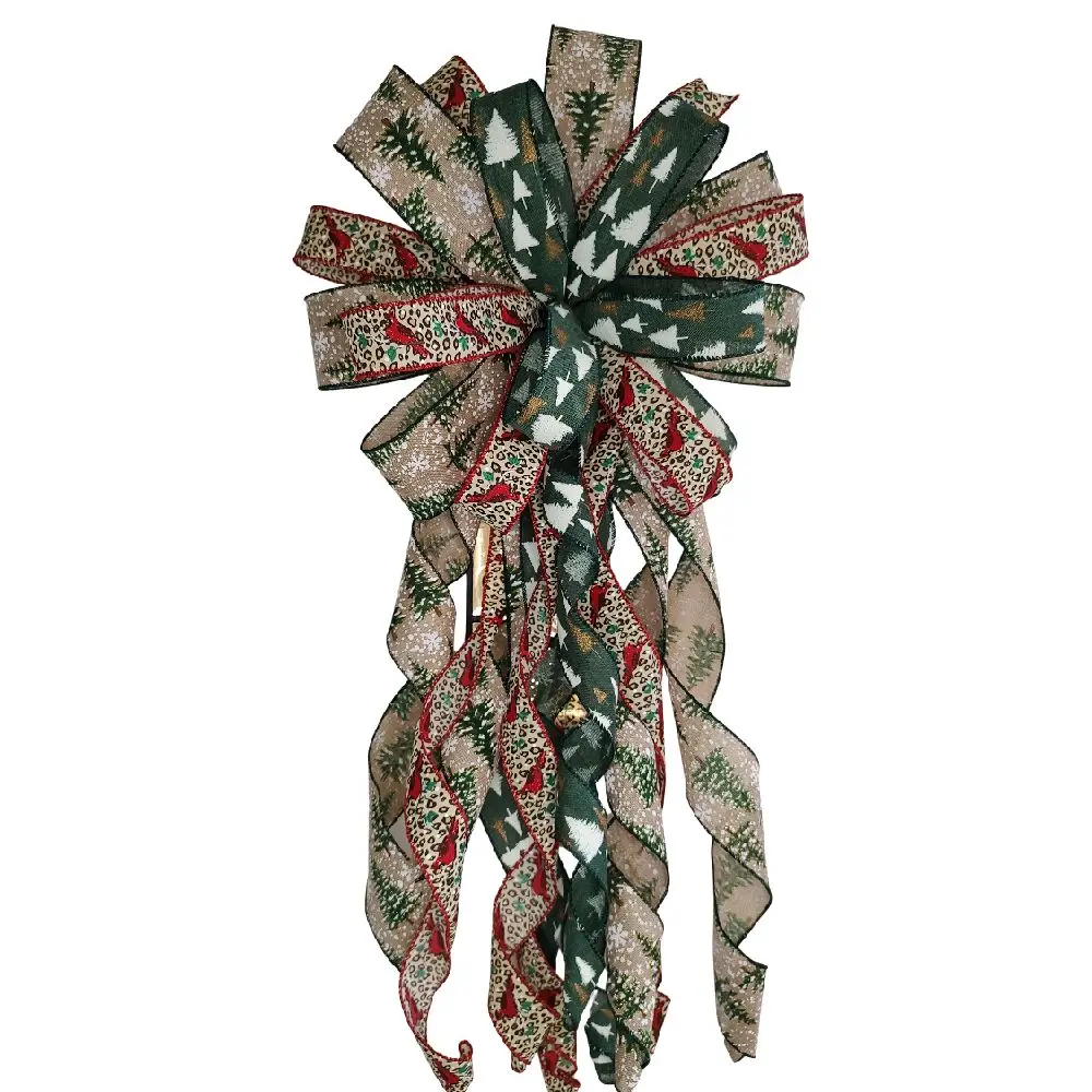 Christmas tree topper bow