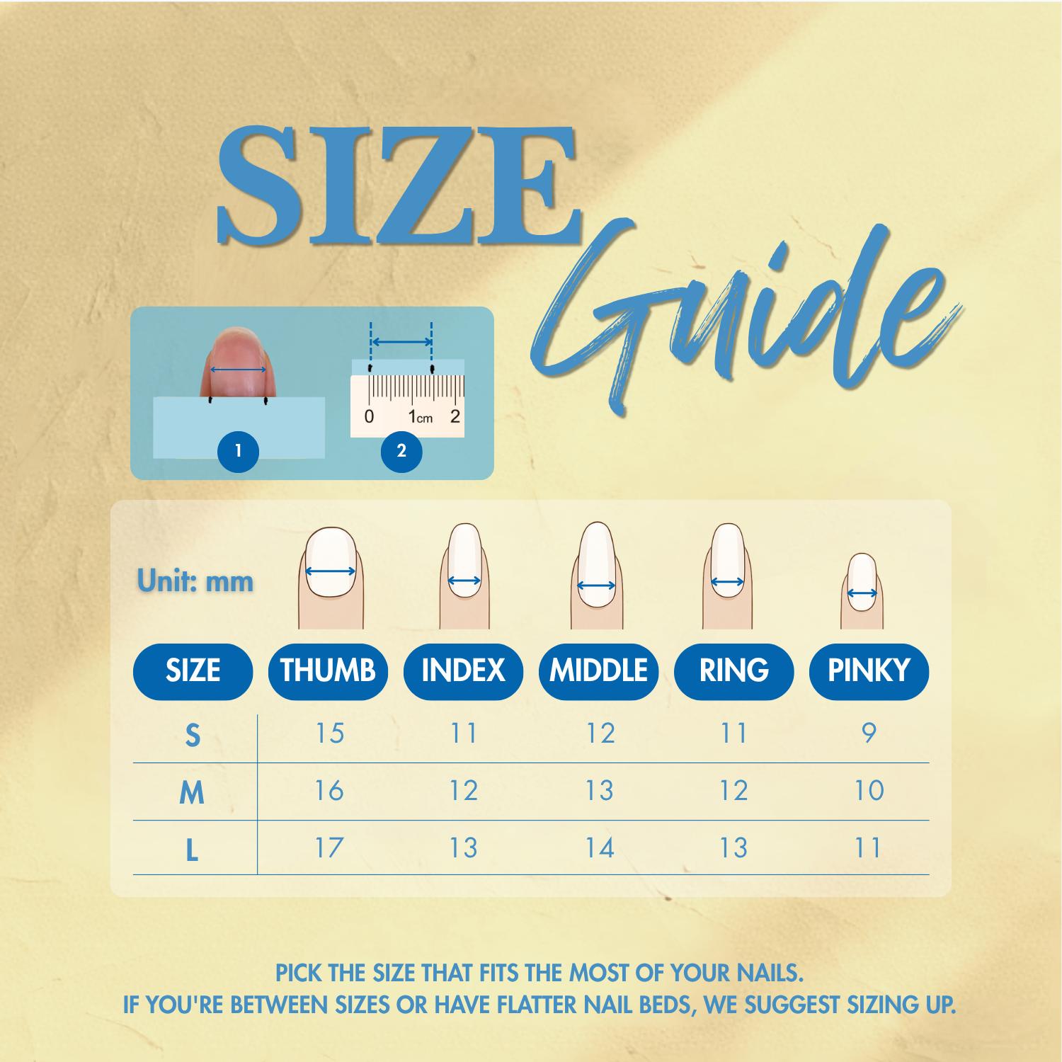 NailPhoria COASTAL BREEZE COLLECTION - SUMMER Handmade Press-On Nails | Reusable, Salon-Quality, Long-Lasting, Glossy Design