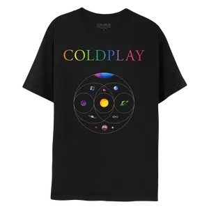 Music Of The Spheres Tour 2024 Tee - Black