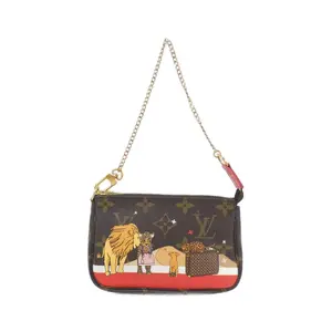 Pre-owned Louis Vuitton Canvas Small Leather Goods Mini Pochette Accessoires Monogram Accessory Pouch
