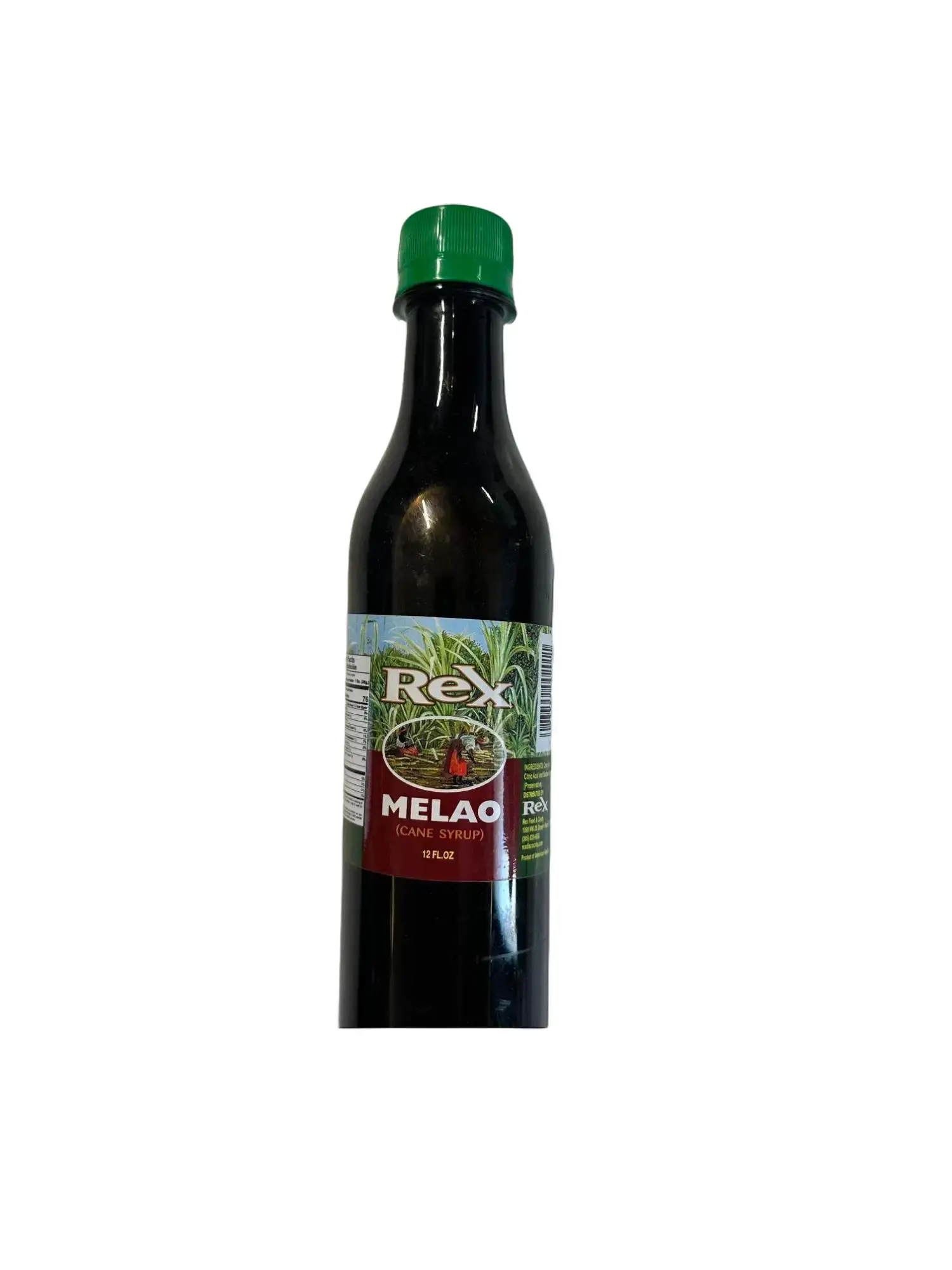 Melao Cane Syrup 24 FL OZ, Traditional Sugar Cane Syrup for Pancakes, Waffles, Coffee, Tea, Desserts, Baking and Cooking, Sweet Natural Flavor Yoruba