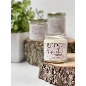 The Perfect Man ~ Natural Hand Poured Soy Candle sm Glass Jar