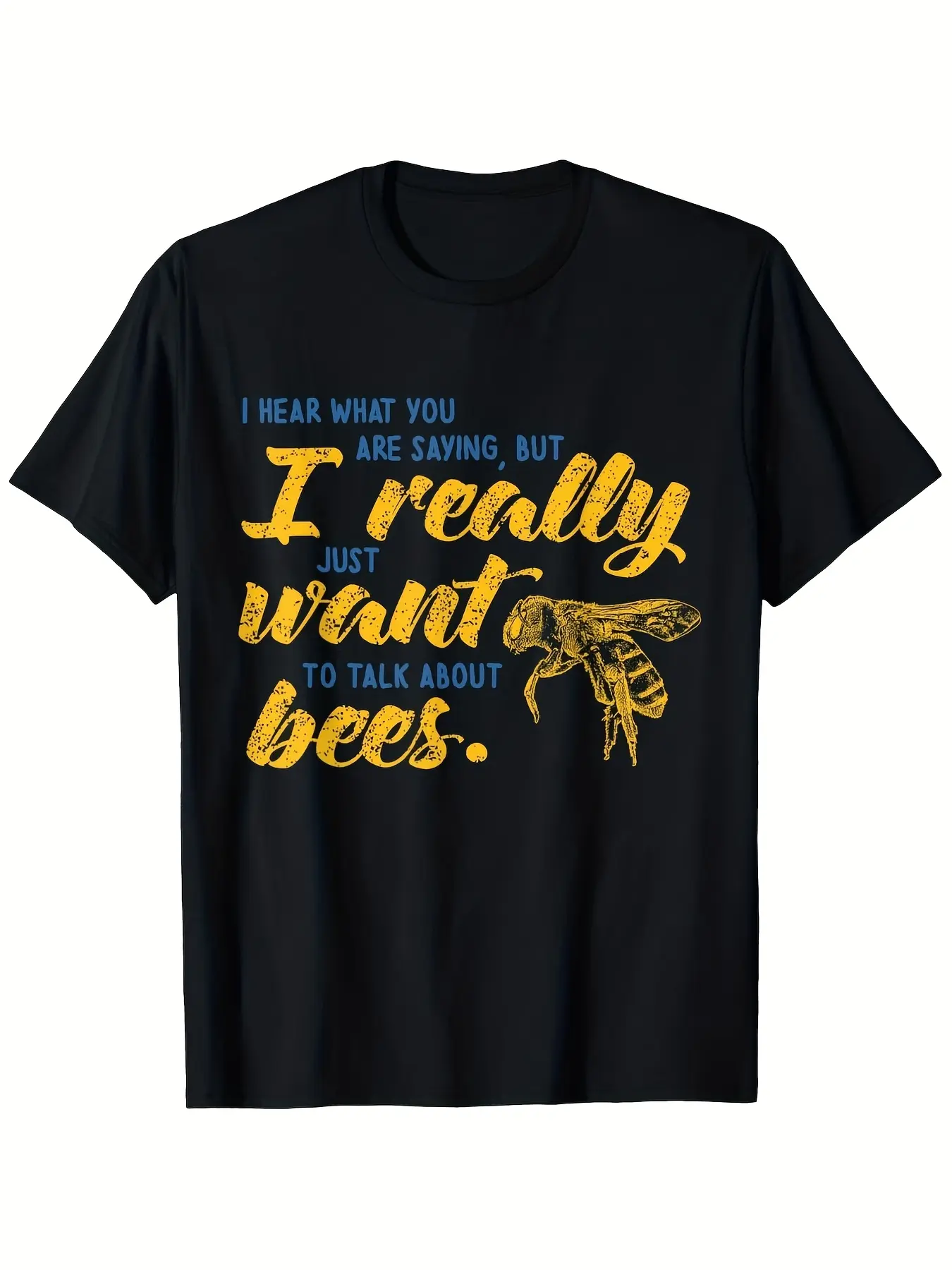 Beeskeeper Clothing Beekeeper T-Shirt _ 100 Pure B unisex soft cotton short sleeve t shirt, vintage graphic casual tee for men women teens, perfect birthday holiday gift for camping travel gym daily street  wear