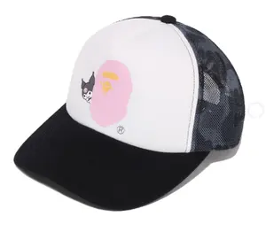 Bape x Kuromi Trucker Hat White/Black Camo