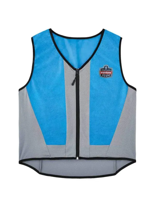 Men's Nylon Cooling Vest with PVA Evaporative Technology, Lightweight Activewear with Mesh Panels for Work, Lasts up to 4 Hours, Ergodyne Chill-Its Cooling Technology, Sport, Sleeveless, Sportswear, Athletic, Menswear