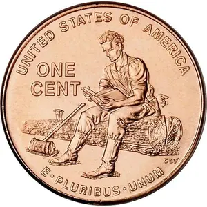 Last Lincoln Penny Tribute Coin, Abraham Lincoln Legacy Souvenir, American President Copper Collectible Gift for Patriotic Collectors