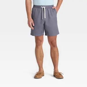Goodfellow Men's Pull-On Shorts Large Blue Elastic Waist Casual Comfort Fit