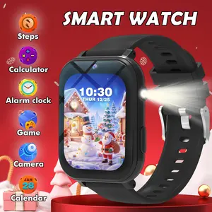 Kids Smart Watch with Camera, Album, 18 Games, Calculator, Calendar, LED Light, Perfect Holiday Gift for Children, Wireless Smartwatch