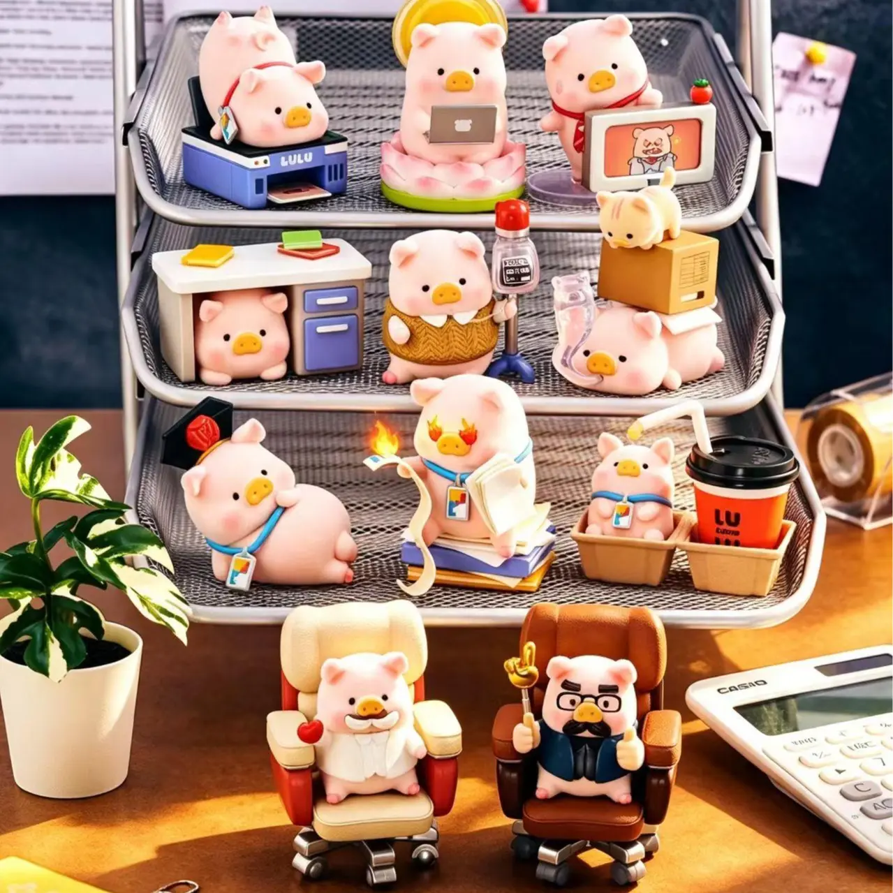 【TNT】Canned Pig LuLu Office Pig Series (Blind Box)