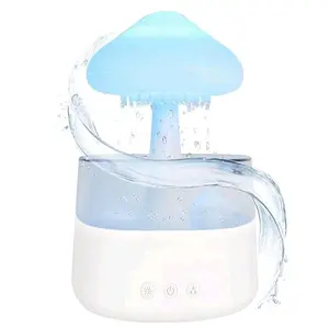 Mushroom Rain Cloud Air Humidifier with 450ML Capacity and Mesmerizing Night Light