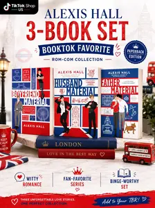 London Calling 3-Book Paperback Series by Alexis Hall – Boyfriend Material, Husband Material & Father Material Rom-Com Collection