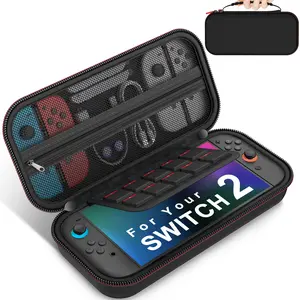 BEBONCOOL for Nintendo Switch2/Switch/Switch Lite/Switch OLED Hard Nylon Storage Bag for Nintendo Switch2/Switch / OLED/NS 2Protective Pouch for Console & Accessories