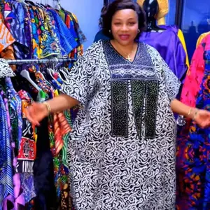 Black and White Ankara Print Dress with E - Casual Womenswear