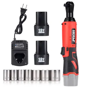 Hormy 12V Electric Ratchet Wrench 3/8'' Home Repair Lithium Screwdriver 9.5mm Stage Tray power Tool with Forward and Reverse Adjustment Function