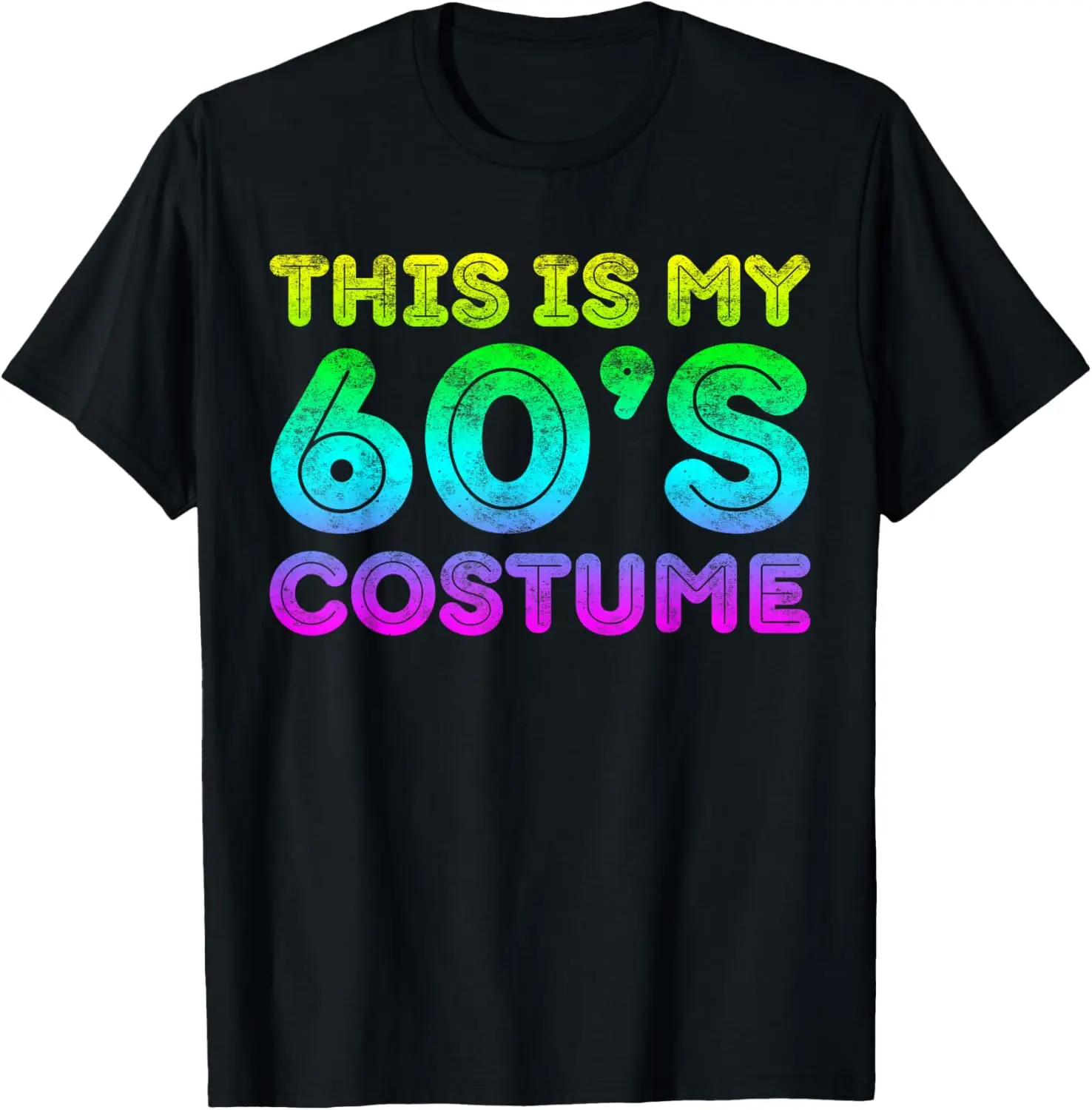 This Is My 60s Costume Shirt Adult Men Women 60s Costume Summer Casual Shortsleeve Cotton T-Shirt