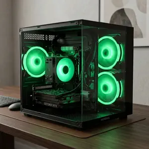 Echelon CATALYST 2 Gaming PC - AMD Ryzen 5 Processor, 16GB DDR4 RAM, 1TB M.2 SSD, NVIDIA RTX 2060 Graphics Card, WIFI, Windows 11 OS