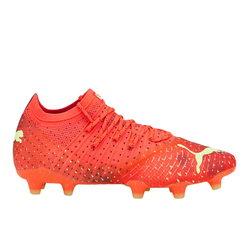 PUMA Womens Future 1.4 Firm GroundArtificial Ground Soccer Cleats Cleated, Firm Ground, Turf - Orange