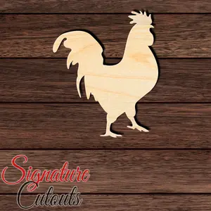 Rooster 003 Shape Cutout