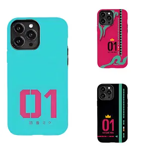 Hatsune Miku 01 Glossy Tough iPhone Case - Vibrant Vocaloid Design Premium Protection Custom Fit for iPhone 17, 16, 15, 14, 13, 12, 11 Pro Max Plus. Vocaloid Core Cyber Vibe Ultimate Protection Cover