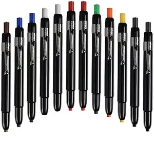 Listo 1620 - Box of 12 - ASSORTED COLORS - China Markers/Grease Pencils/China Marking/Pencils/Wax Pencils