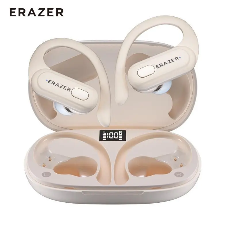 ERAZER XT60PRO True Wireless Earbuds with Built-in Microphone，Battery LED Display, IPX5 Waterproof Sports Earphone, Fall Gift 4