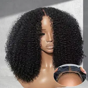 250% Afro Kinky Curly Glueless Wigs Human Hair Ready To Wear 13x6 HD Lace Frontal Wig 200 Density Pre Cut 7x5 HD Lace Closure Wigs With 4C Edges Lace Front Wig For Black Women Pre Plucked Beginner Friendly Coriiana Beauty Hair