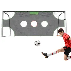 Weather Proof Design Football Training Net, 3 Hole Adjustable Football Throw Net, Football Training Equipment for Outdoor Use