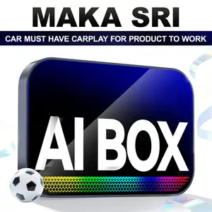 【Summervibes】MAKASRI Wired to Wireless Carplay Adapter【Not support for Tesla & BMW】Supports Netflix/Youtube/TikTok APP to Play Video on a Car Screen (Do Not Support Vehicles with Built-in Wireless CarPlay) ,Your Entertainment Co-pilot on the Road!