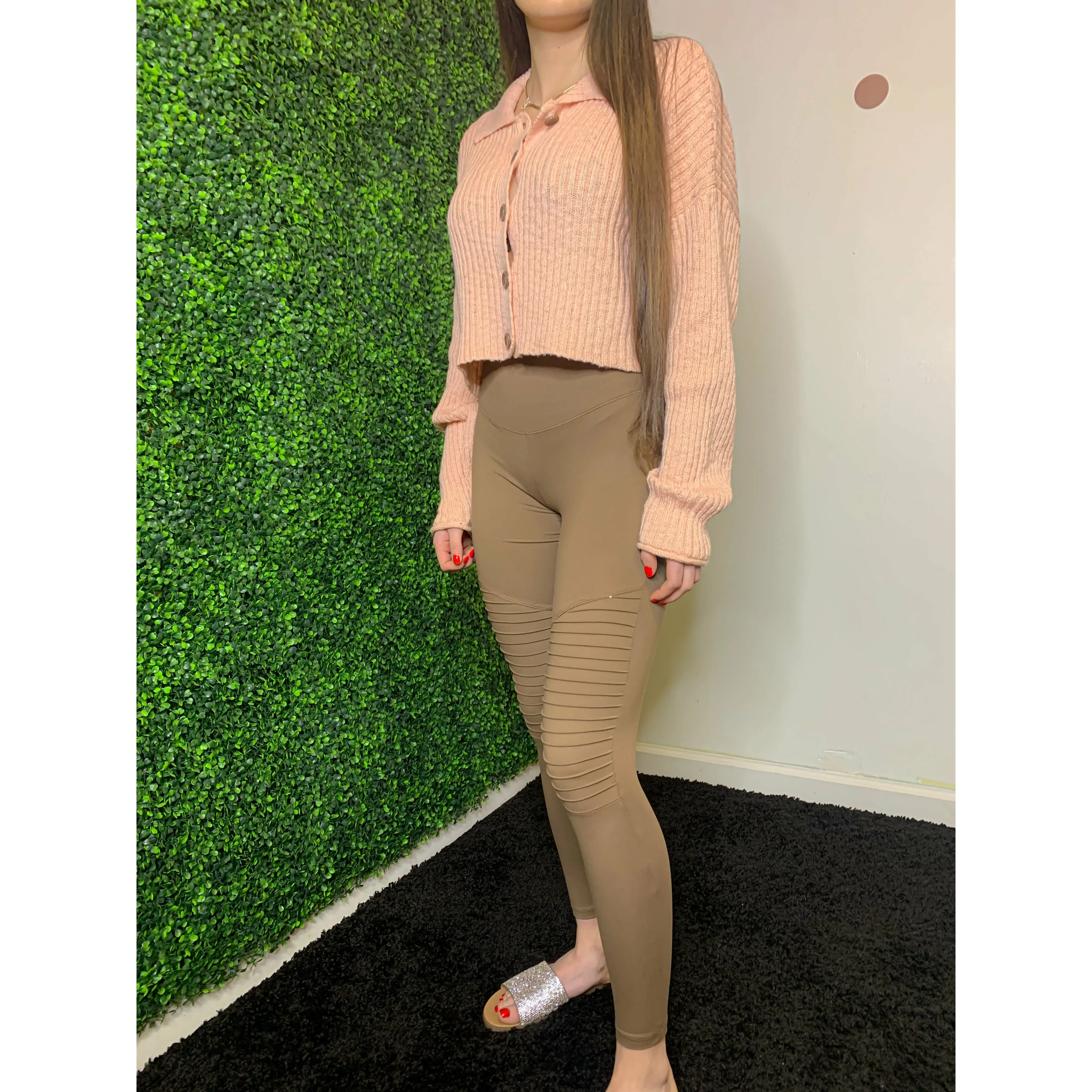 Mocha Moto Leggings