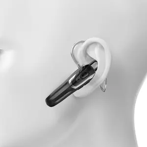 YUEYINOK Silicone Earbud - BT-XCALL AI Dual Mic Noise Cancellation Electronic Earpiece with Mute On/Off, Hands-Free Mono Design, Protection for Business Trucker Use