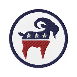 American Party Goat Embroidered Patch