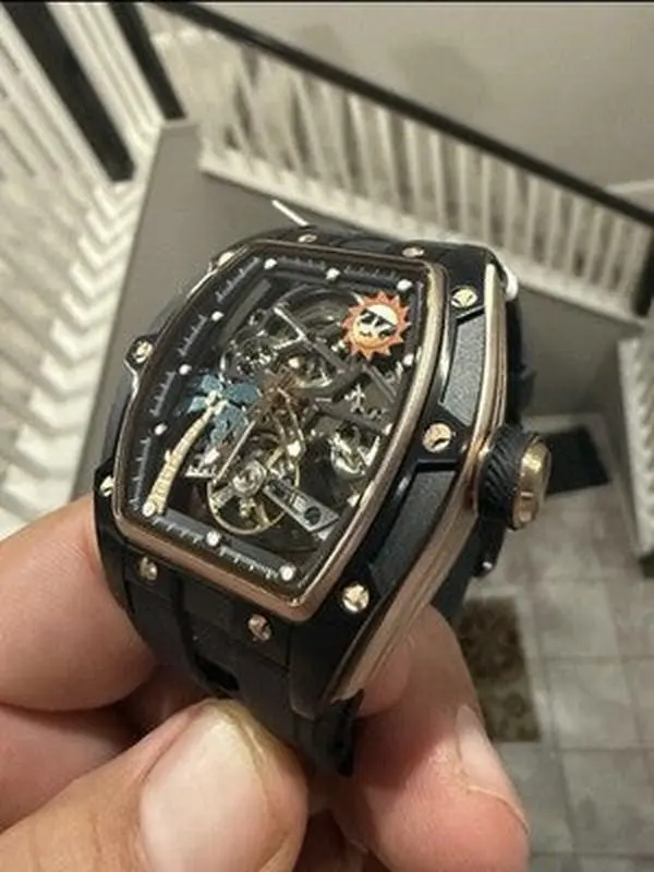 Invicta S1 Rally Radian Prism AUTO SKELETON watch 42mm Black 69592