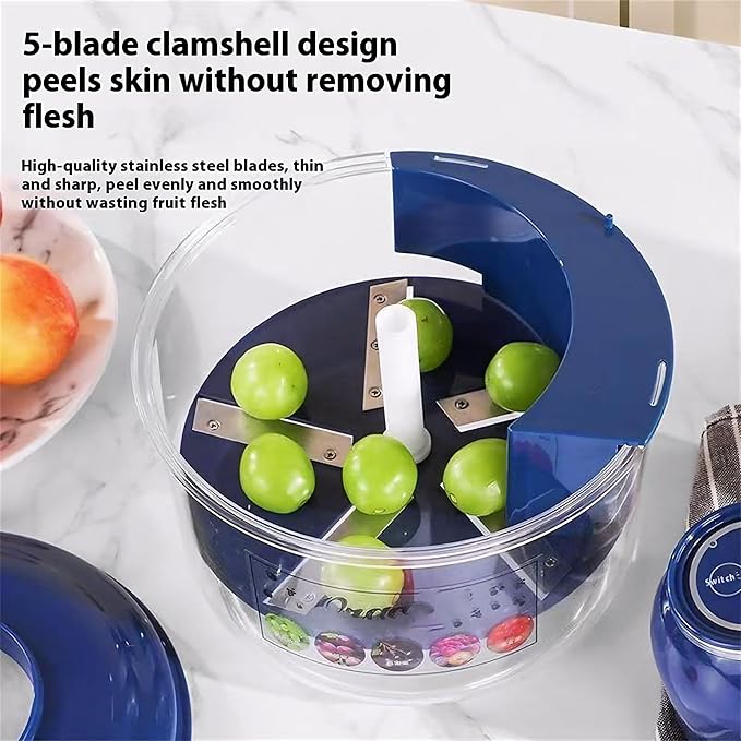 ULRICA Electric Peeler, Automatic Portable Peeler Machine for Garlic Grapes Cherry Tomatoes Chestnuts, Rechargeable 1300mah Battery Powered Peeler, Type-C Charging Kitchen Gadgets Gift ULRICA Electric Peeler, Automatic Portable Peeler Machine for Garlic Grapes Cherry Tomatoes Chestnuts, Rechargeable 1300mah Battery Powered Peeler, Type-C Charging Kitchen Gadgets Gift