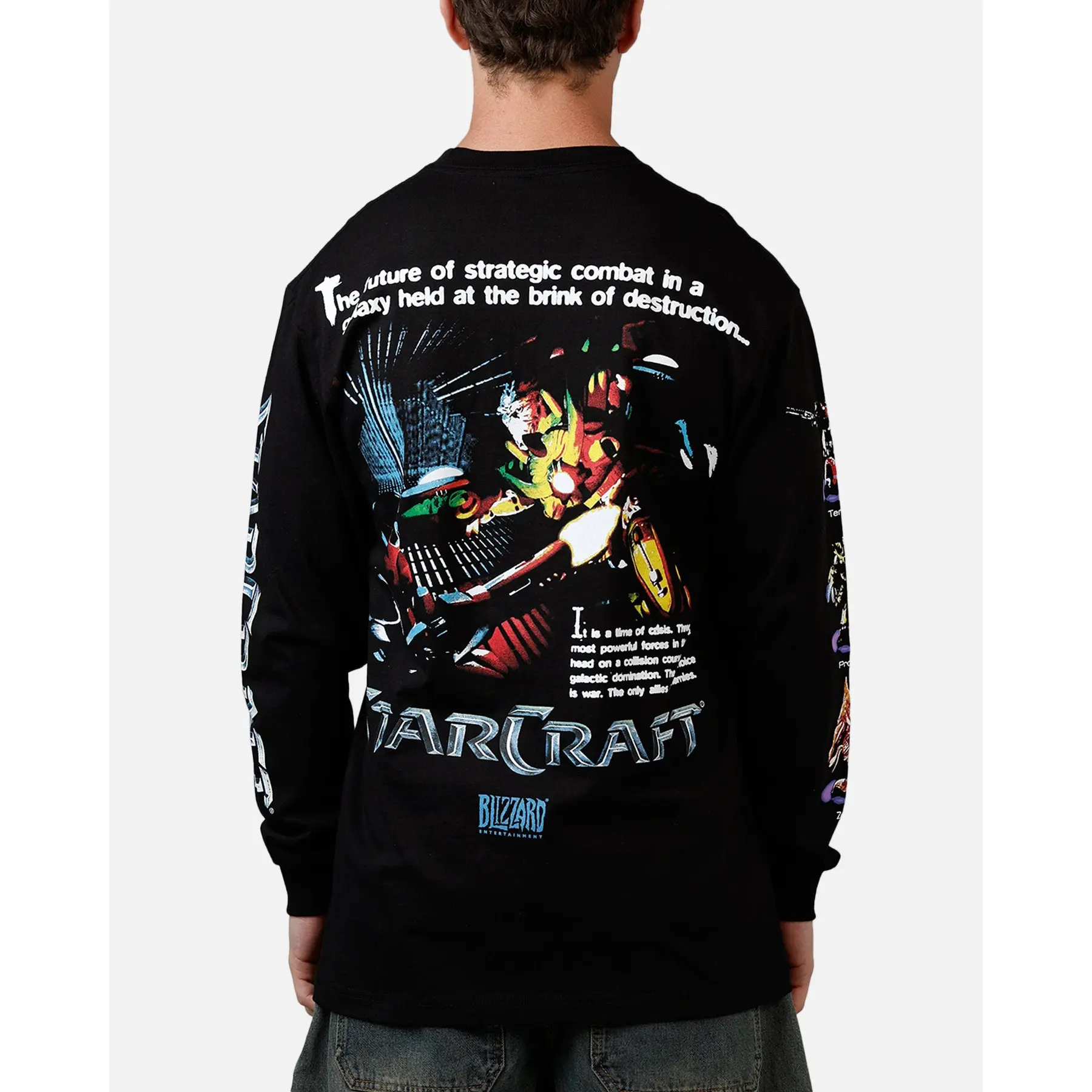 73Studio X Starcraft Race Long Sleeve T-Shirt Black