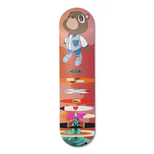 Graduation Bear Skateboard