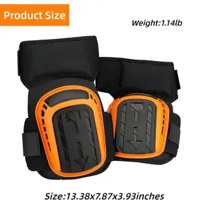 H&D Knee Pads for Work, Construction Knee Pads for Men, Heavy Duty Comfortable Anti-slip Foam Gel Knee Pads for Gardening Flooring and Cleaning
