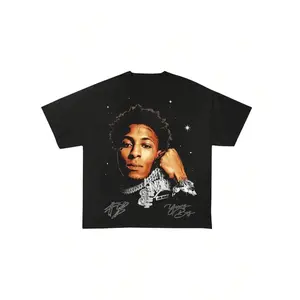 Youngboy Never Broke Again Hip Hop Fan T-Shirt Unisex Casual Short Sleeve Tee For Men And Women Streetwear Round Neck Shortsleeve Tshirt