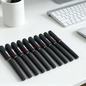 10-Pack Neutral Pens, Smooth Writing Ballpoint Pens, Office Supplies, Portable Business Stationery, Ideal for Printing and Signatures