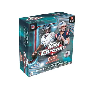 BREAK 234 (10) Topps 2025 Chrome NFL Football MEGA BOXES  with Rookie PREM1ERE Patch Autographs Ultra-Rare Parallels & Game-Defining Hits