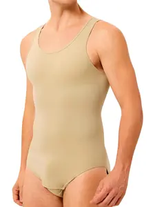 Men's chest vest body shaping bodysuit, waist compression and tummy control, seamless, invisible under any clothes, can be worn all day long, Body Suit Shapewear