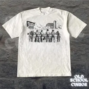 Western Cowboys Vintage Graphic T-Shirt, Retro 90s Rodeo Shirt, Wild West Halftone Cowboys Tee, Oversized Western Style Shirt, Holiday Gifts