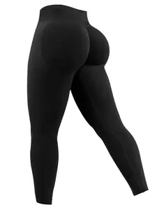 Women's Solid High Waist Sports Leggings, Casual Comfy Breathable Skinny Pants for Yoga Gym Workout, Ladies Sportswear for All Seasons, Skinny Yoga Bottoms, Womenswear
