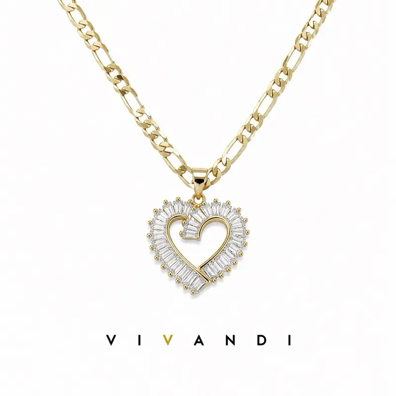 Vivandi Radiant Heart Necklace