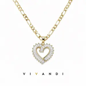 Vivandi Radiant Heart Necklace