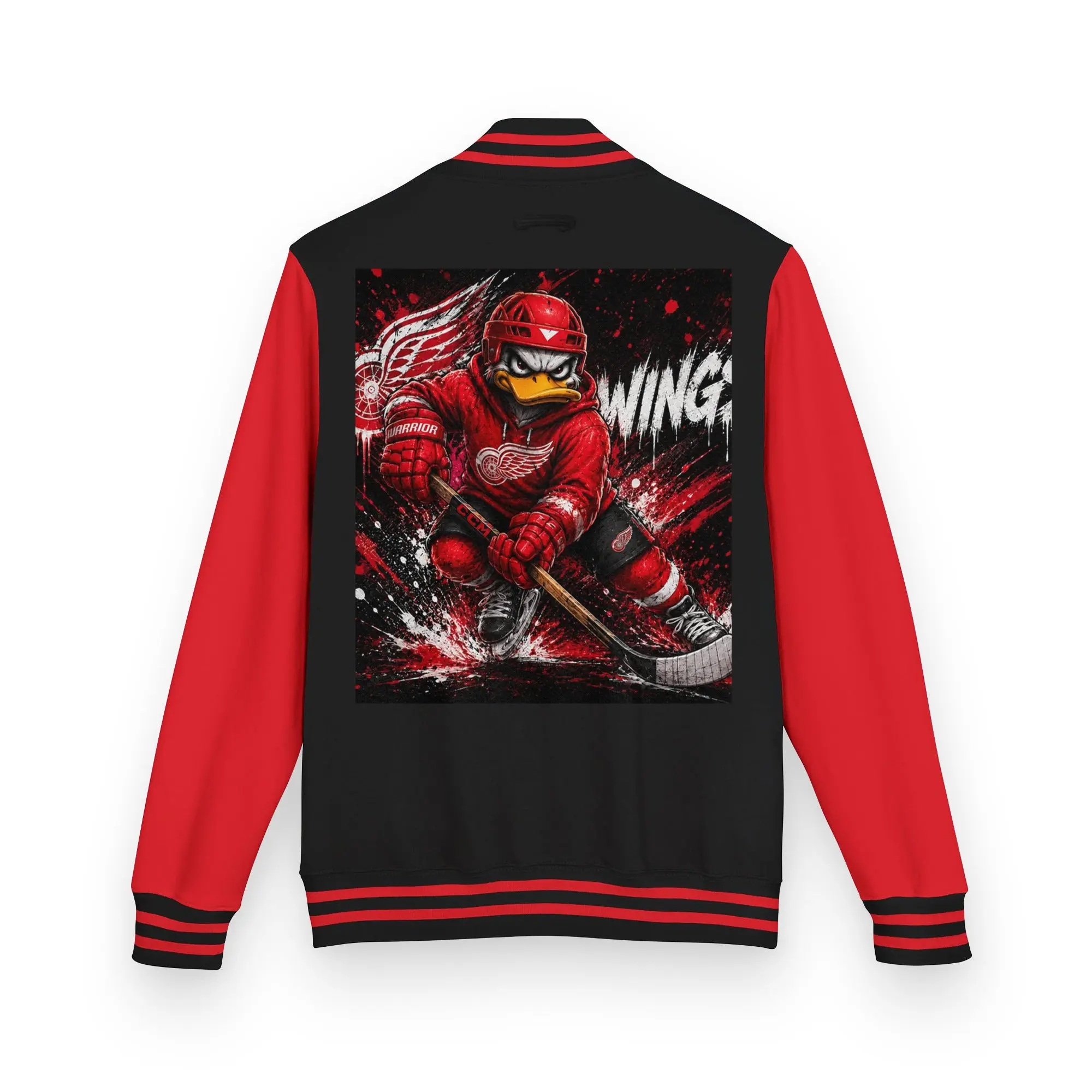 OGT Motor City Red Wing Varsity Jacket – Detroit Hockey Streetwear Bomber
