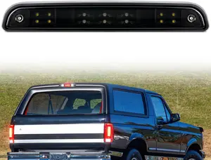 Nilight Third Brake Light Tail High Mount 3rd Stop Cargo Reverse Lights Smoked Lens Compatible with Ford F150 1994 1995 1996 F250 F350 Bronco 1992 1993 1994 1995 1996 1997 Pickup Truck Rear Cab Lamp Carlights Led Backlights