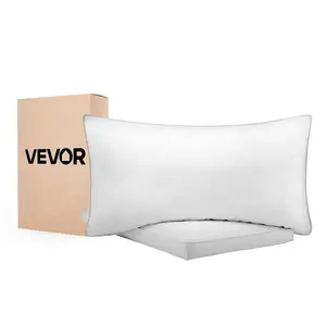 VEVOR Bed Pillow for Sleeping, King Size Luxury Quality Hotel Pillow with Memory Foam Fill, Supportive Adjustable, Includes Natural Firber Pillowcase, Bedding for Back, Stomach and Side SleepersVEVOR Super Brand Day