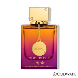 Armaf Club De Nuit Untold Eau De Parfum 105ml (3.6 oz) - Genderless Fragrance With Notes of Saffron, Jasmin & Cedarwood