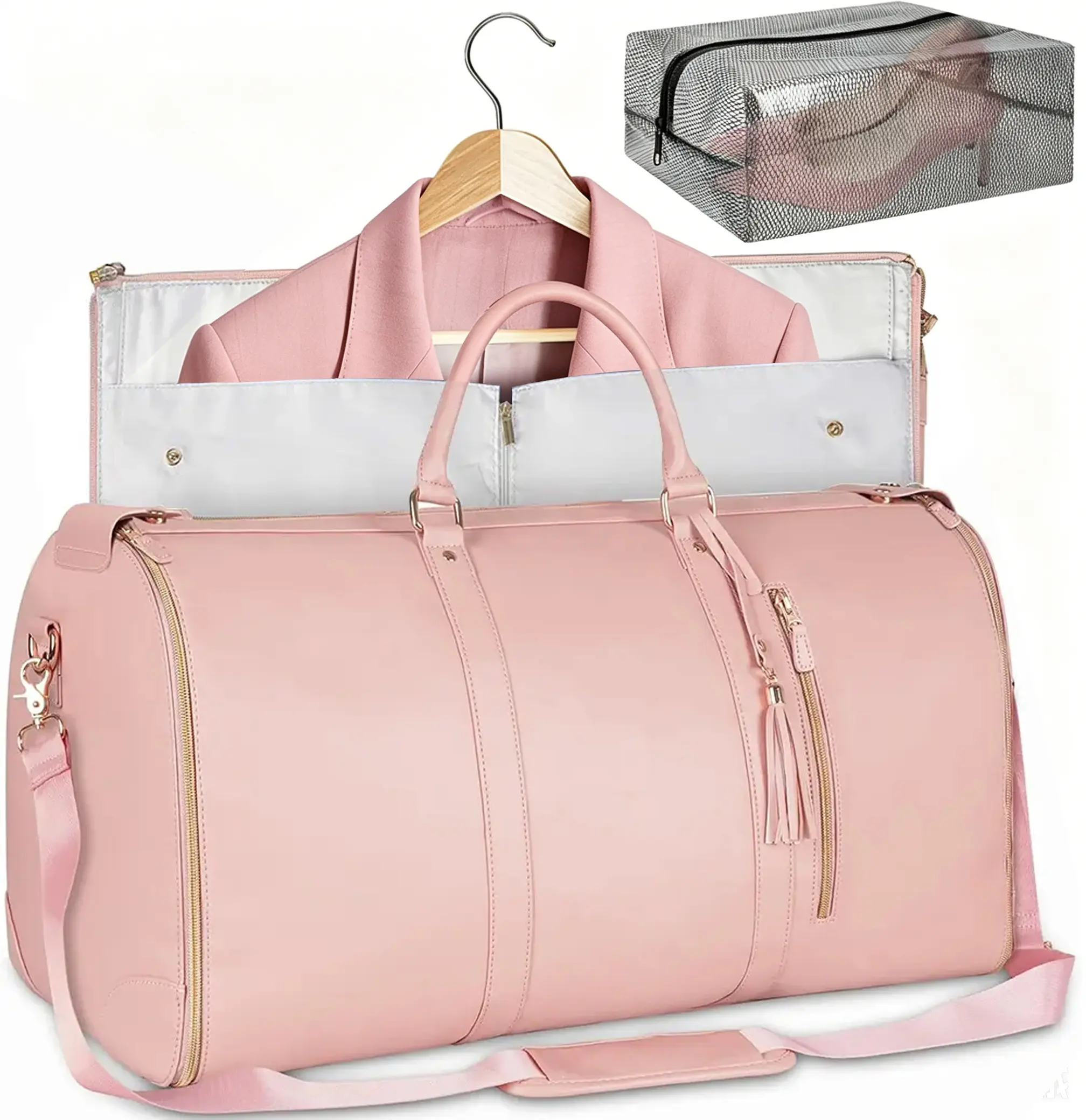 Lefame 57L Travel Duffle Bag, Waterproof Breathable with Garment & Shoe Compartment, TSA-Approved Space-Saving Carryall, Ideal for Weekender/Gym/Hospital/Holiday, Removable Bags Hospital Bag for Mom | #SummerVibes #VacationOutfits #BeachOutfit